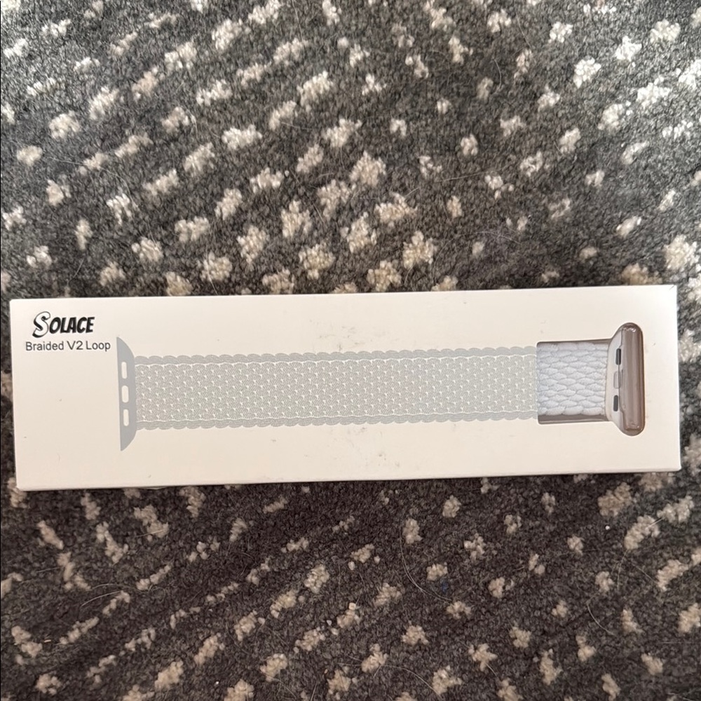 SOLACE Braided V2 Loop Band - White - XS